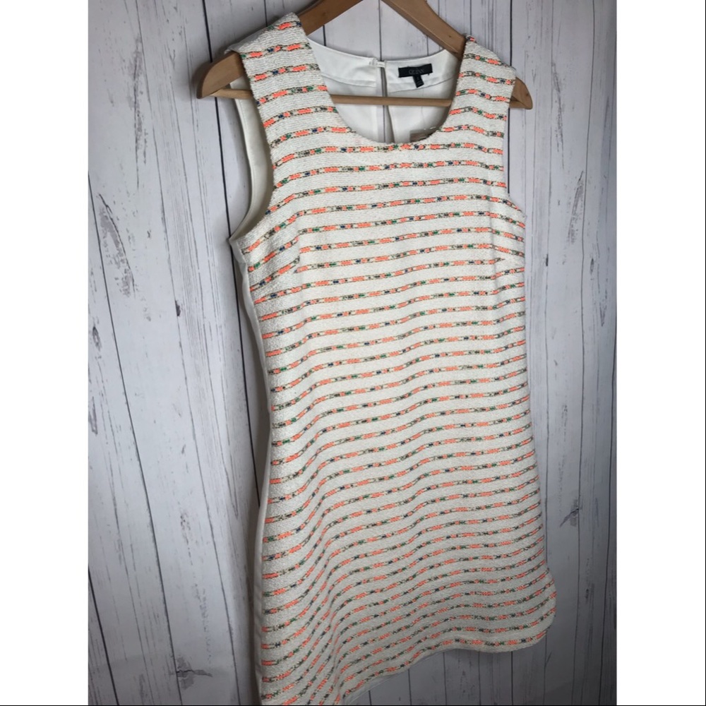 Francesca’s Quinn Size Small Ivory Shift Dress - Picture 4 of 9